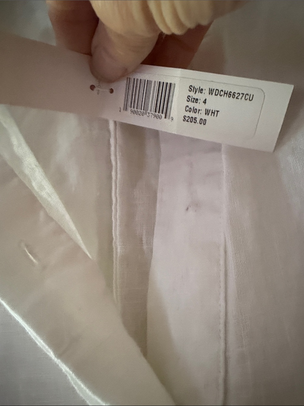 JAMES PERSE DRAWSTRING WAIST LINEN DRESS - Picture 3 of 7